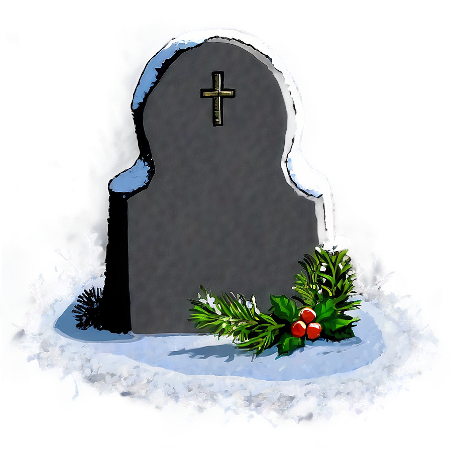 Grave In Snow Png Mbn38