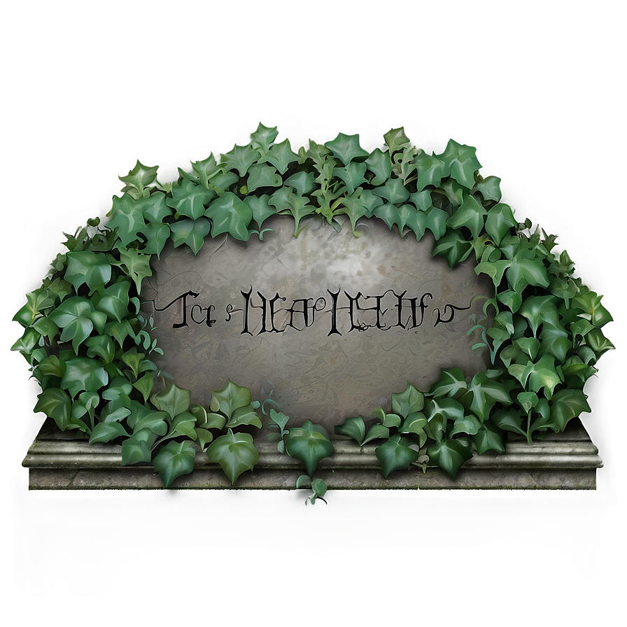 Grave With Ivy Png Yck10