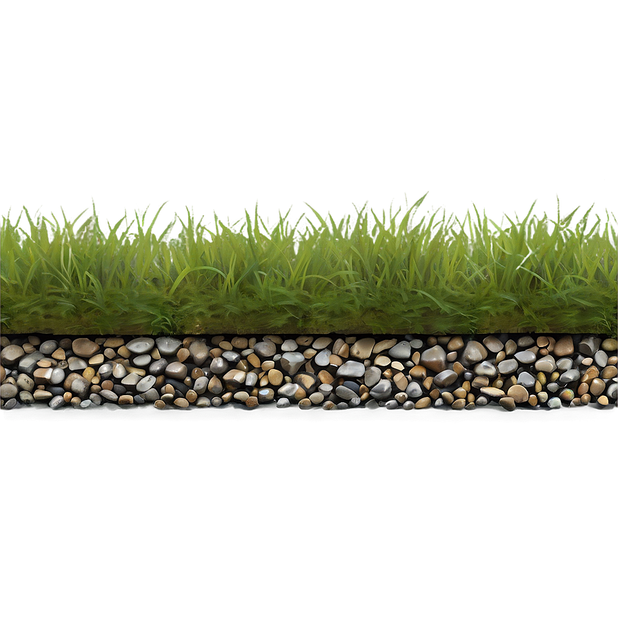 Gravel With Grass Png 06132024