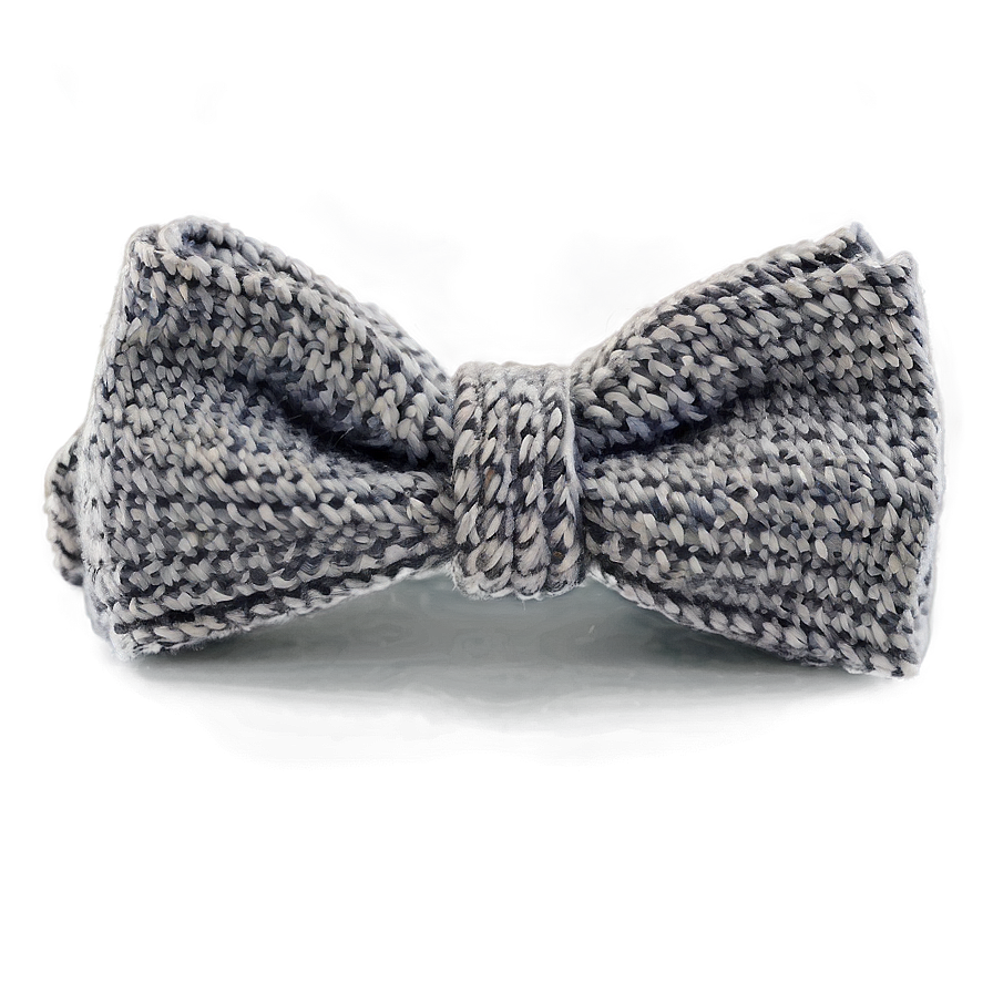 Gray Wool Bow Tie Png Ckd71