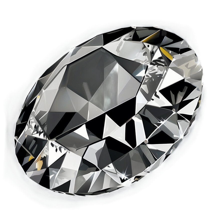 Grayscale Diamond Outline Png 19