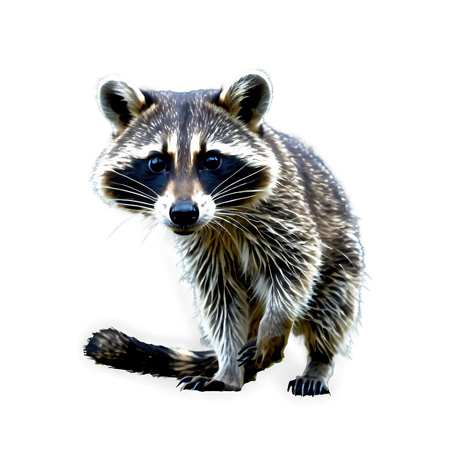 Grayscale Raccoon Sketch Png Sew14