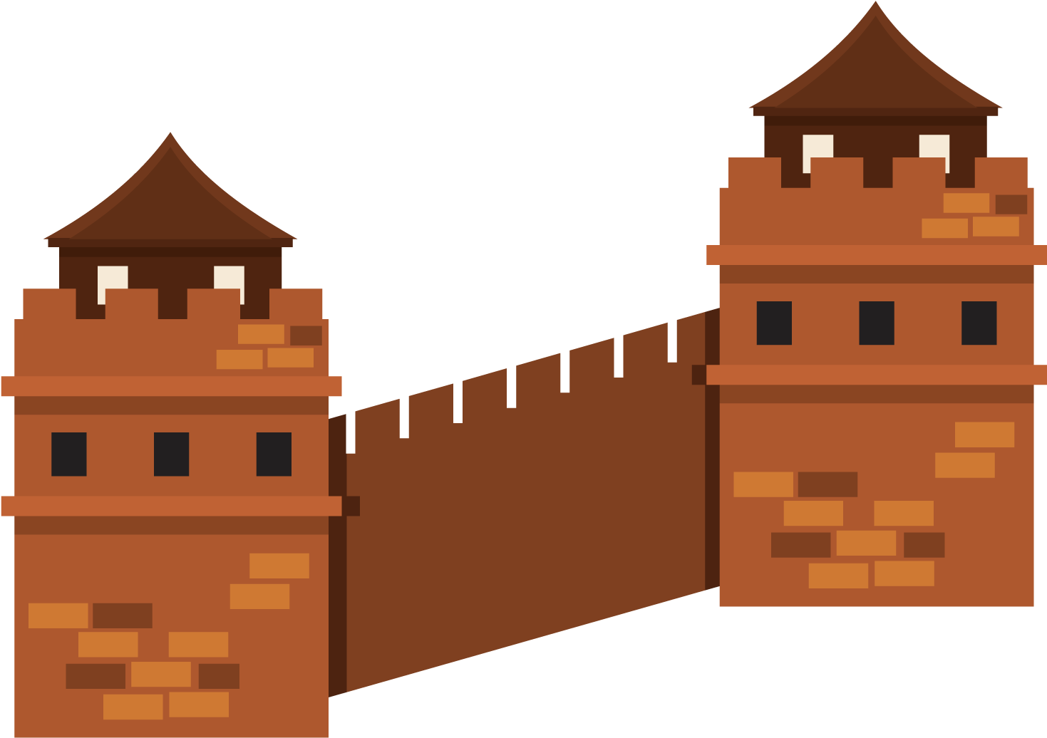 Great Wallof China Pixel Art