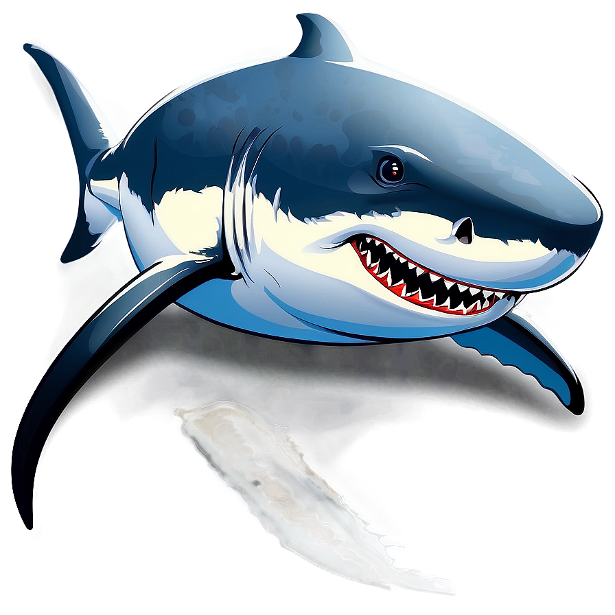 Great White Shark Vector Png Owj