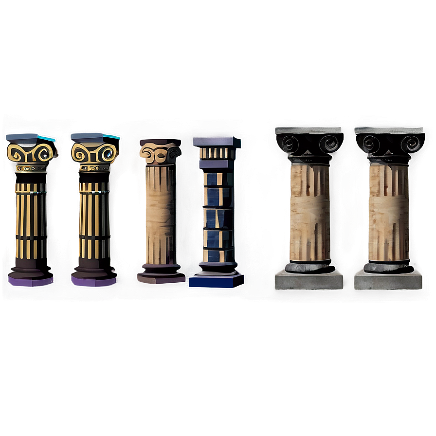 Greek Pillar Decoration Png 85