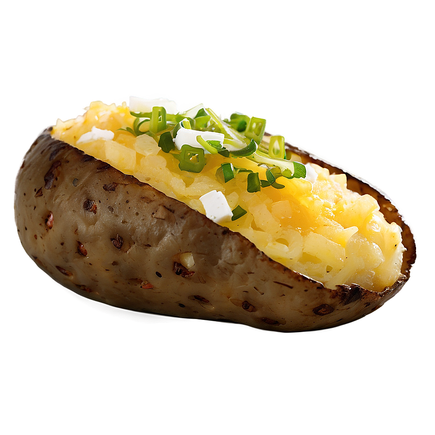 Greek Style Baked Potato Png 53