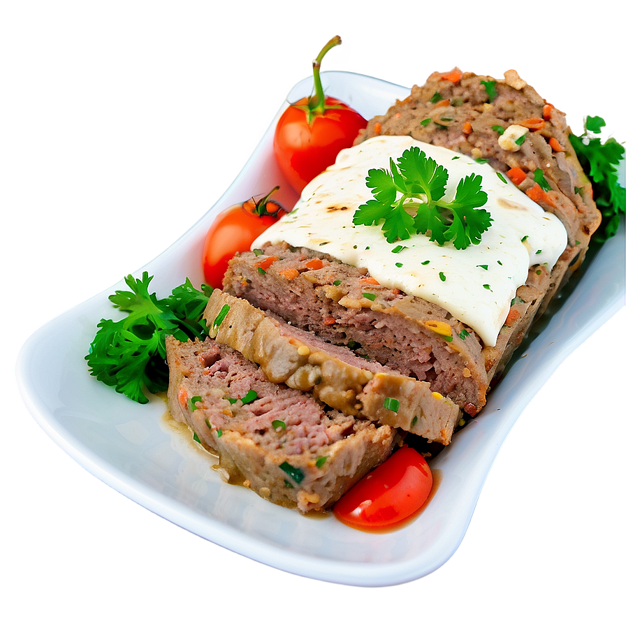 Greek Style Meatloaf Png 06272024