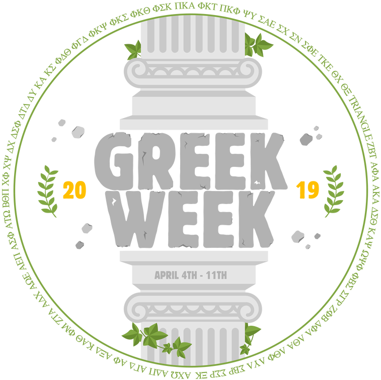 Greek Week Event Poster2019