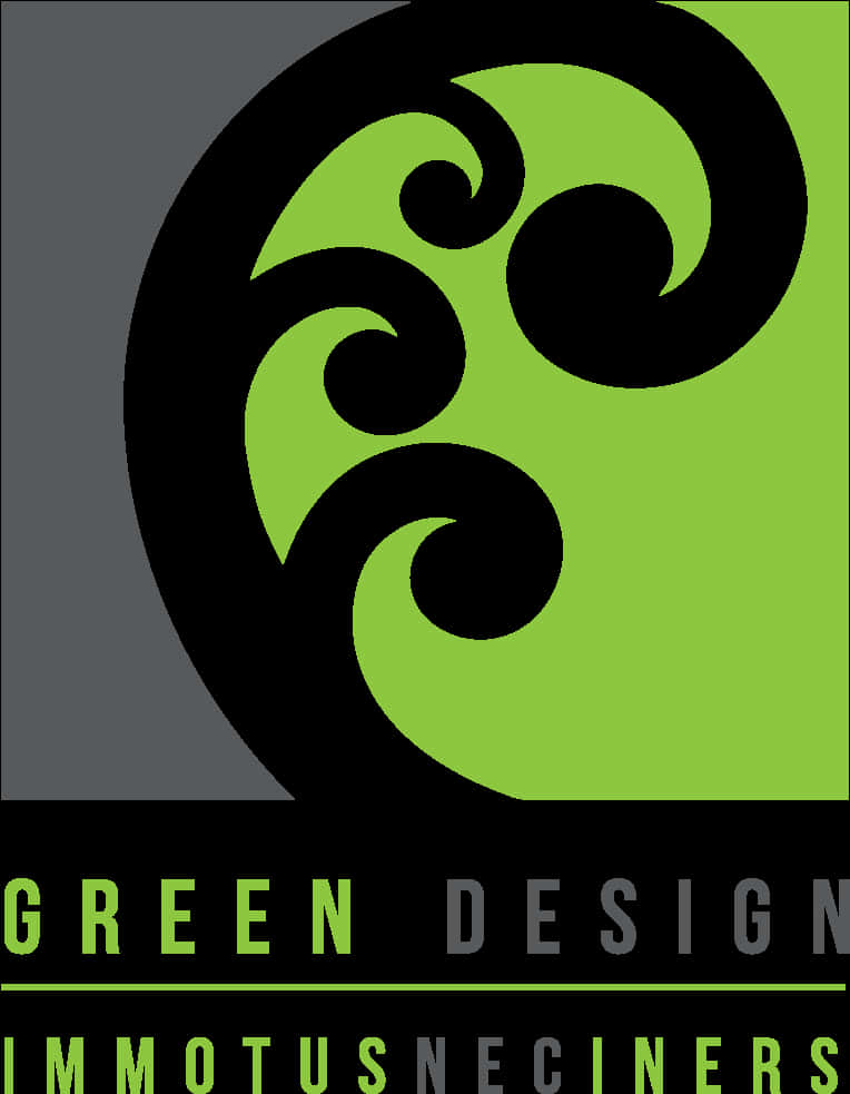 Green Abstract Design Graphic