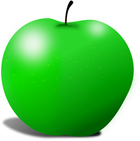 Green Apple Illustration