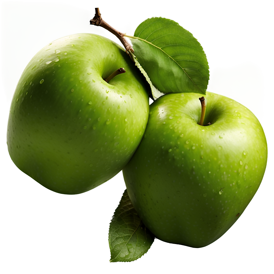 Green Apple On Tree Png Wly1