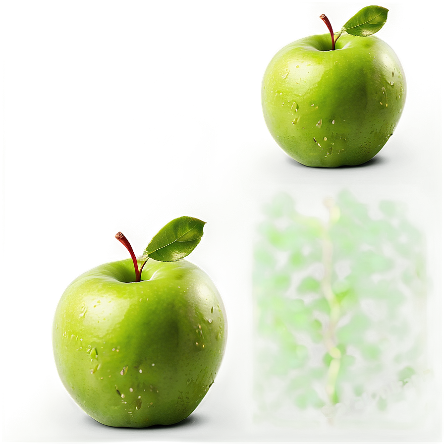 Green Apple Slice Png 55