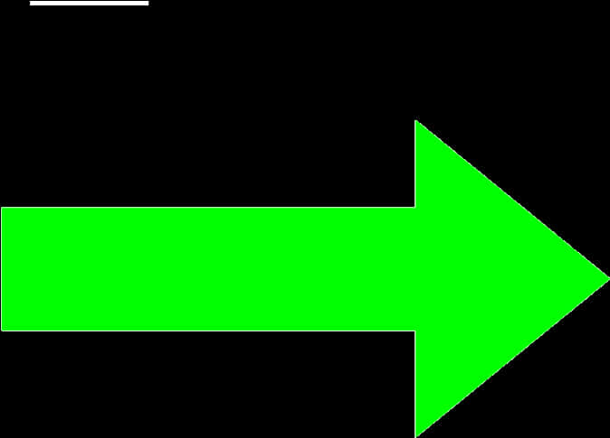 Green Arrow Direction Sign