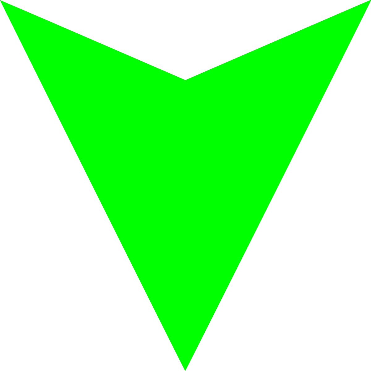 Green Arrow Down Icon