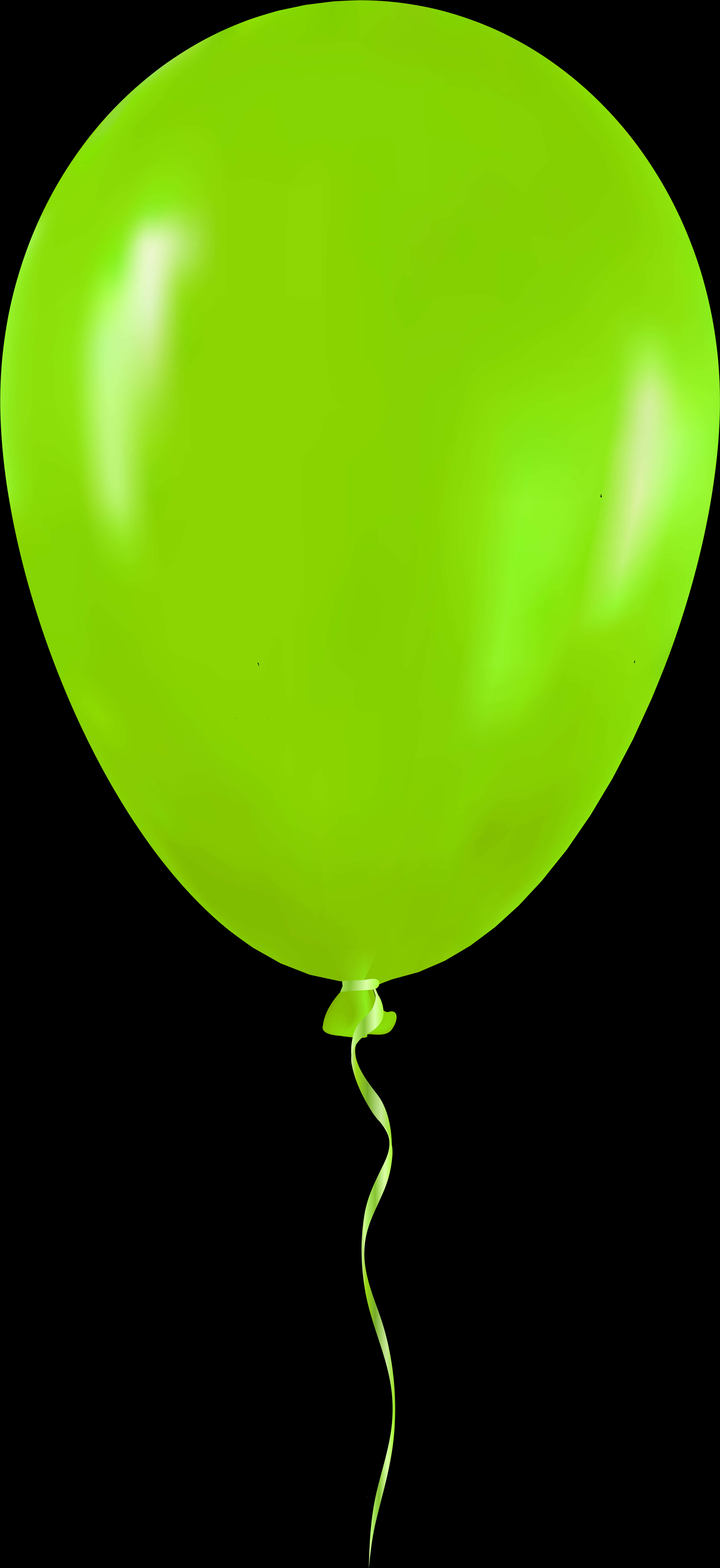 Green Balloon Transparent Background