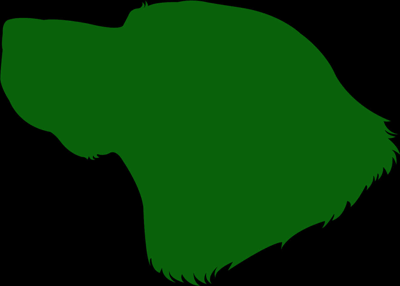 Green Bear Silhouette