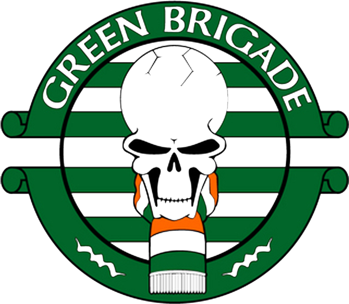 Green Brigade Skull Logo