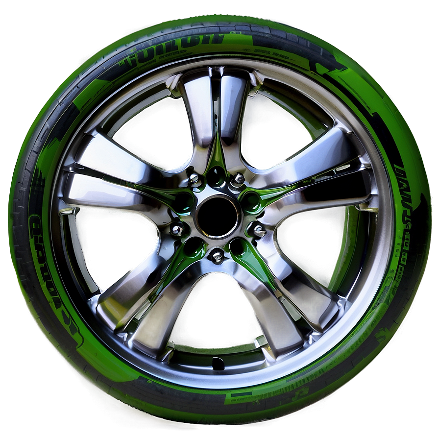 Green Car Wheel Png Nlc