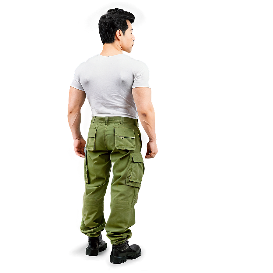 Green Cargo Pants Png 06132024