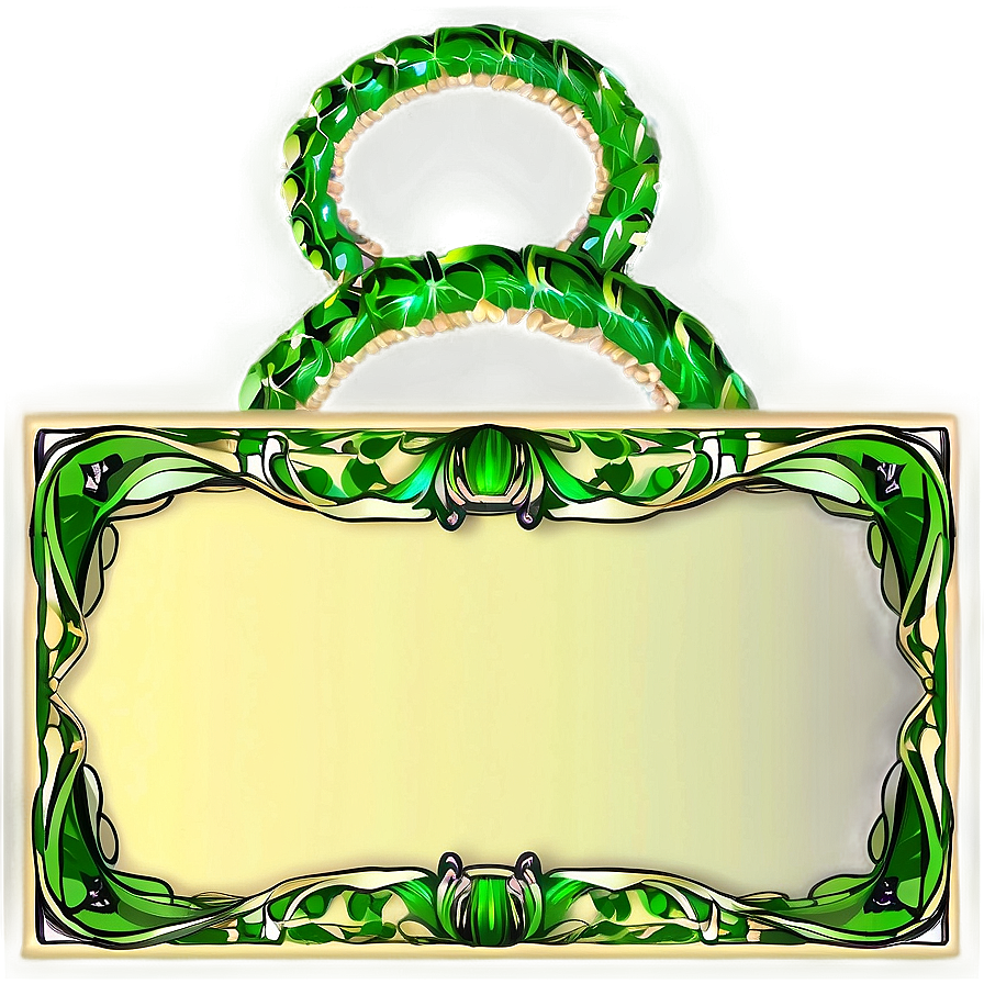 Green Certificate Frame Png 06262024