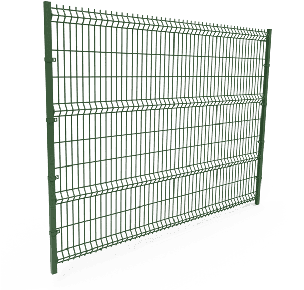 Green Chain Link Fence Panel