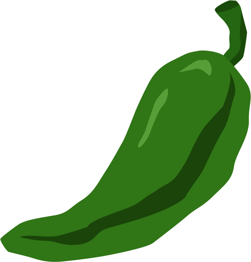 Green Chili Pepper Vector