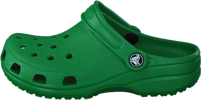 Green Croc Sandal Side View