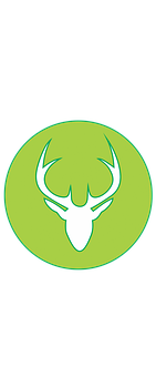 Green Deer Silhouette Icon