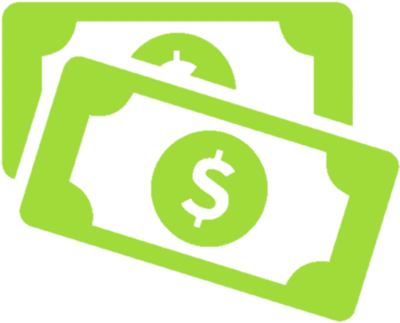 Green Dollar Bills Vector