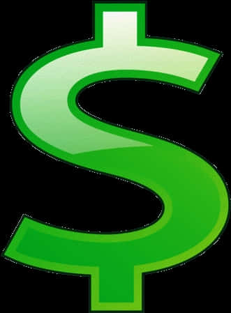 Green Dollar Sign Graphic