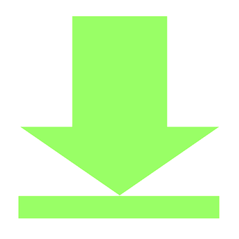 Green Download Arrow Icon