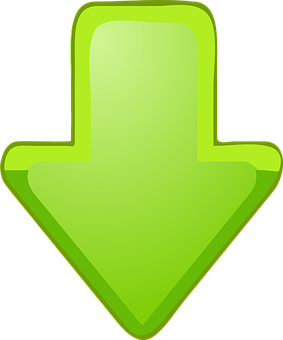 Green Downward Arrow Icon