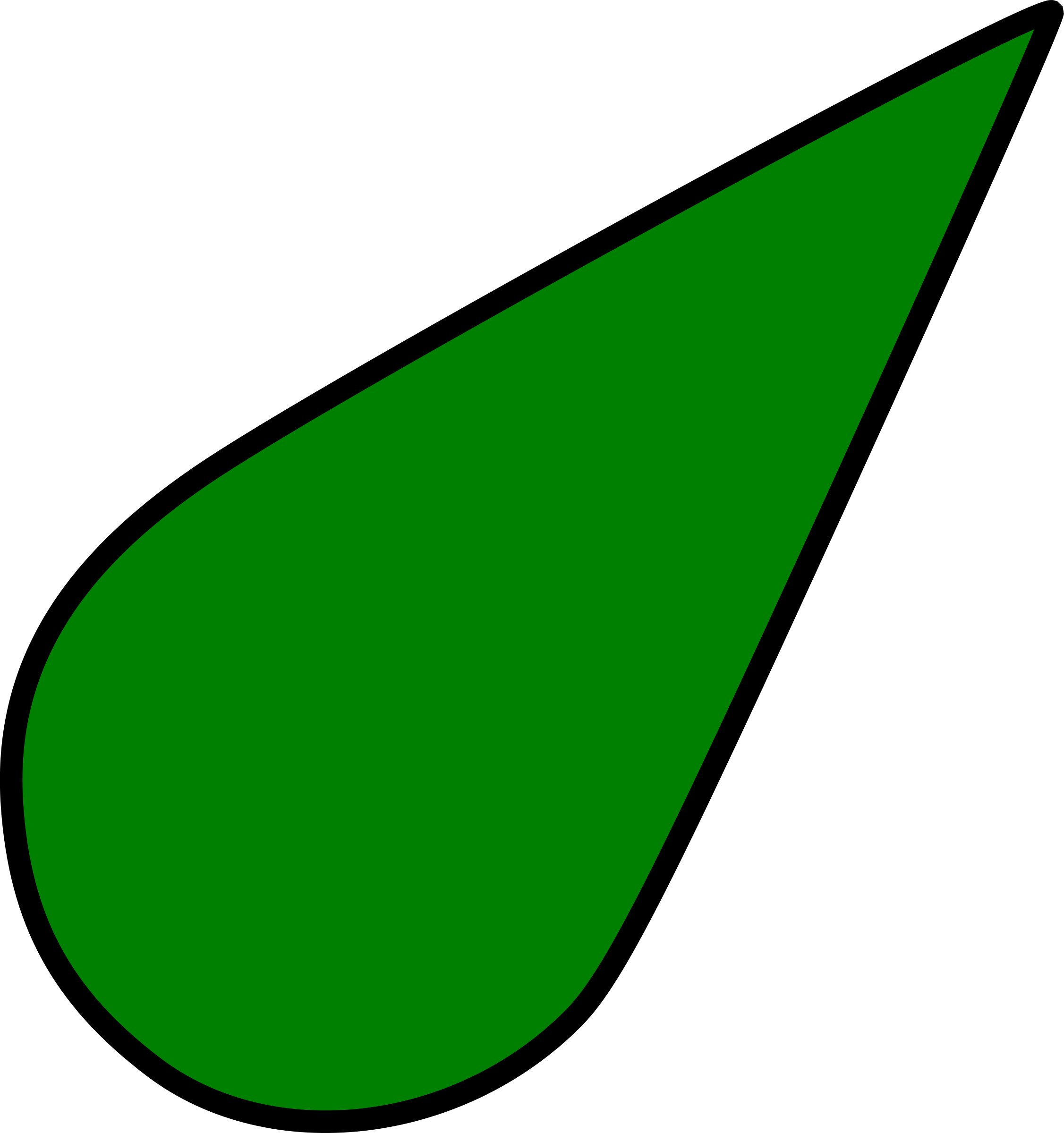 Green Drop Icon