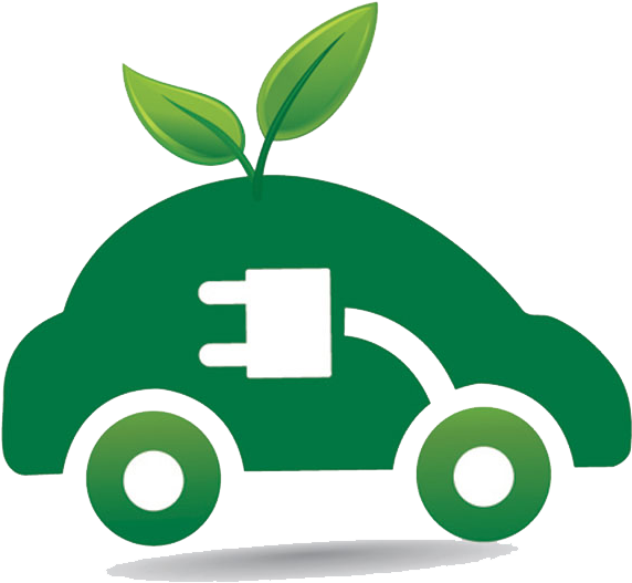 Green Electric Car Icon