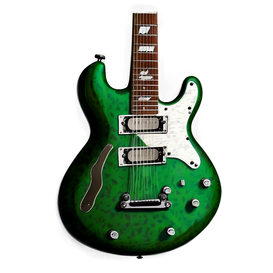 Green Electric Guitar Png 48