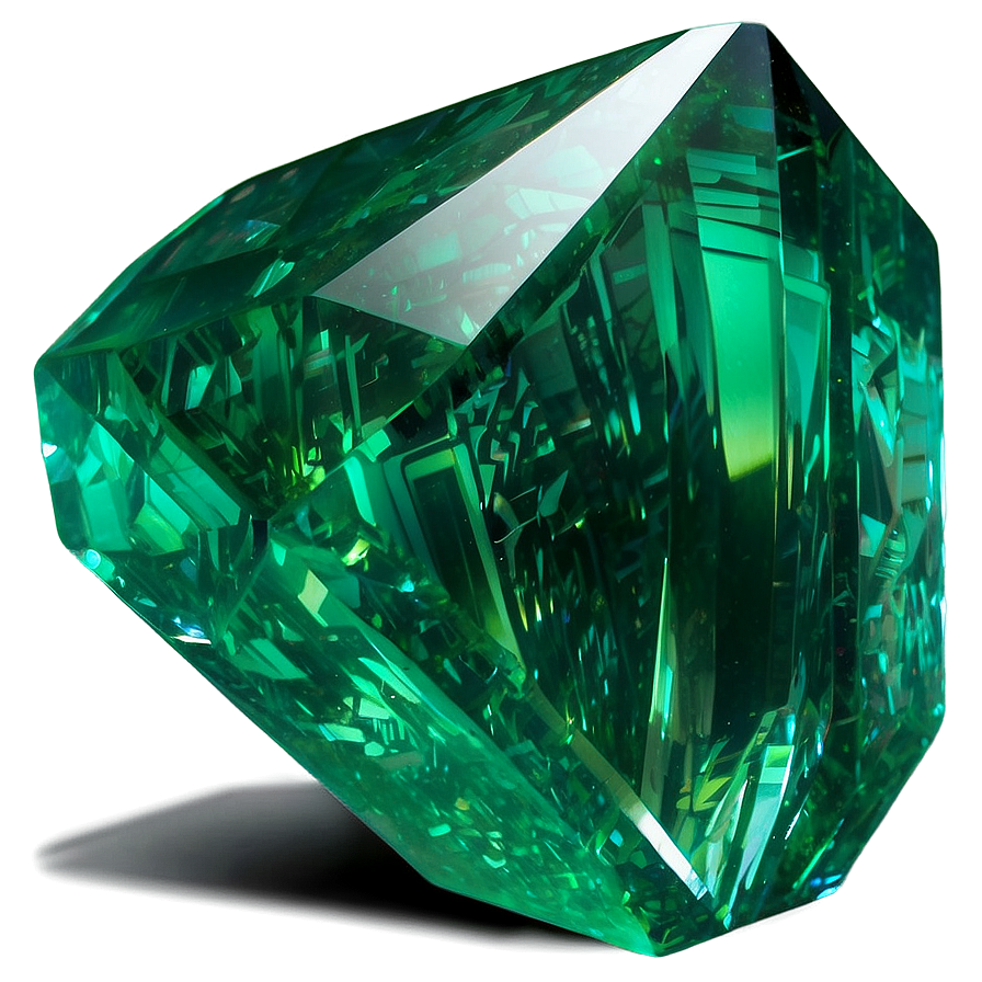Green Emerald Crystal Png Hqu