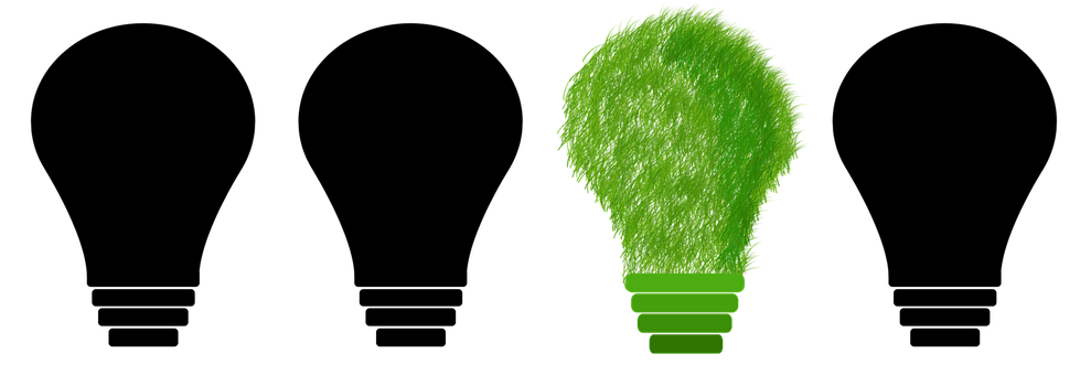 Green Energy Concept Lightbulb
