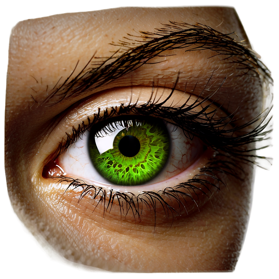 Green Eye Digital Illustration Png 32