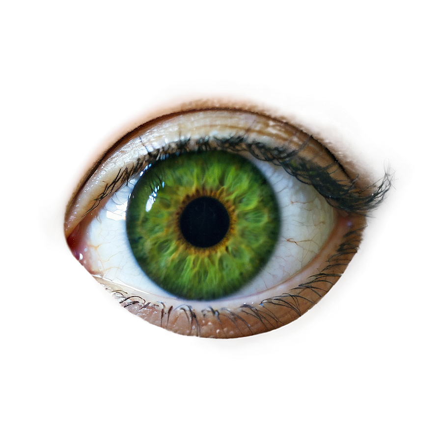 Green Eye Gazing Png 28