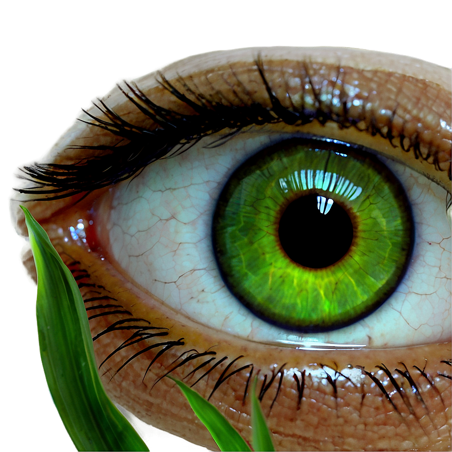 Green Eye Iris Closeup Png Ide