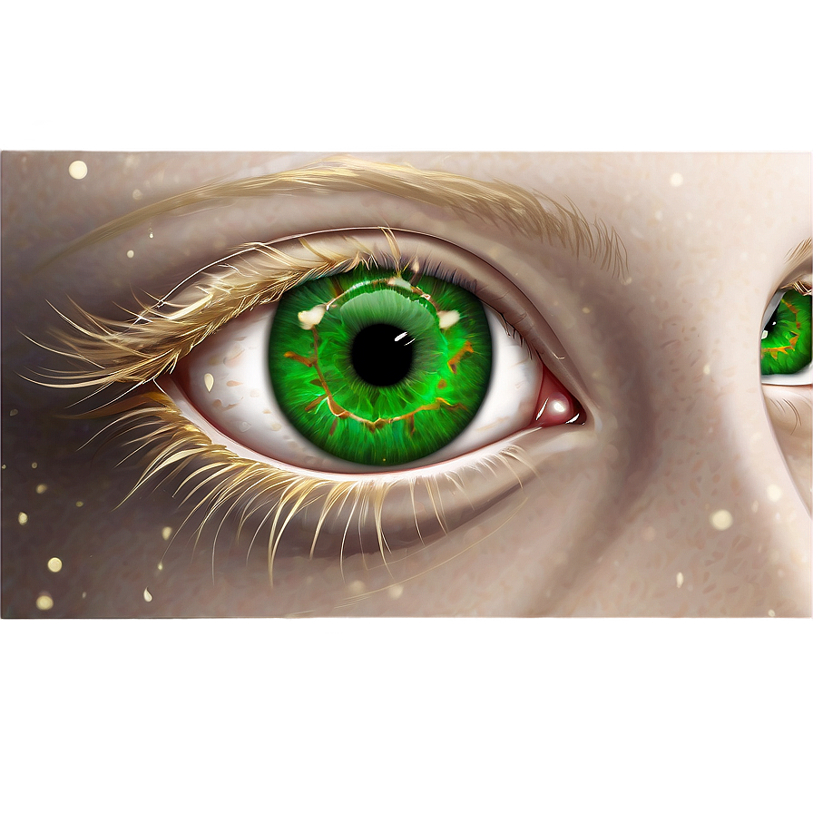 Green Eye With Golden Flecks Png Vwy61