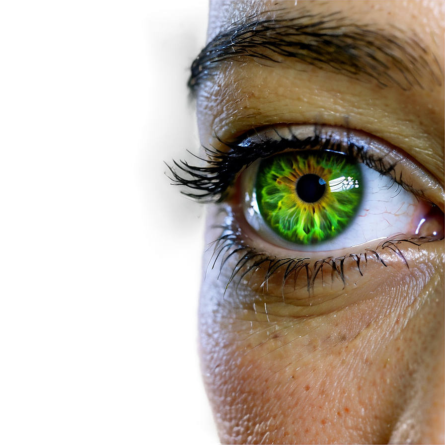 Green Eye With Reflection Png War19