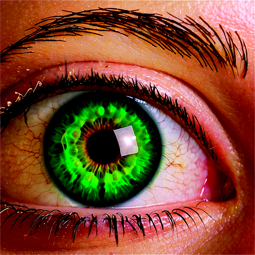 Green Eye With Tears Png Yfk95