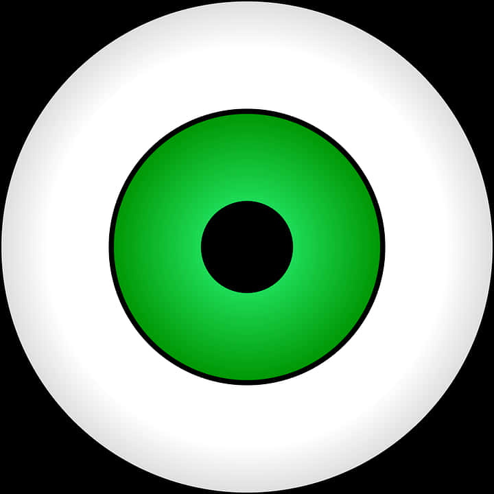 Green Eyeball Graphic