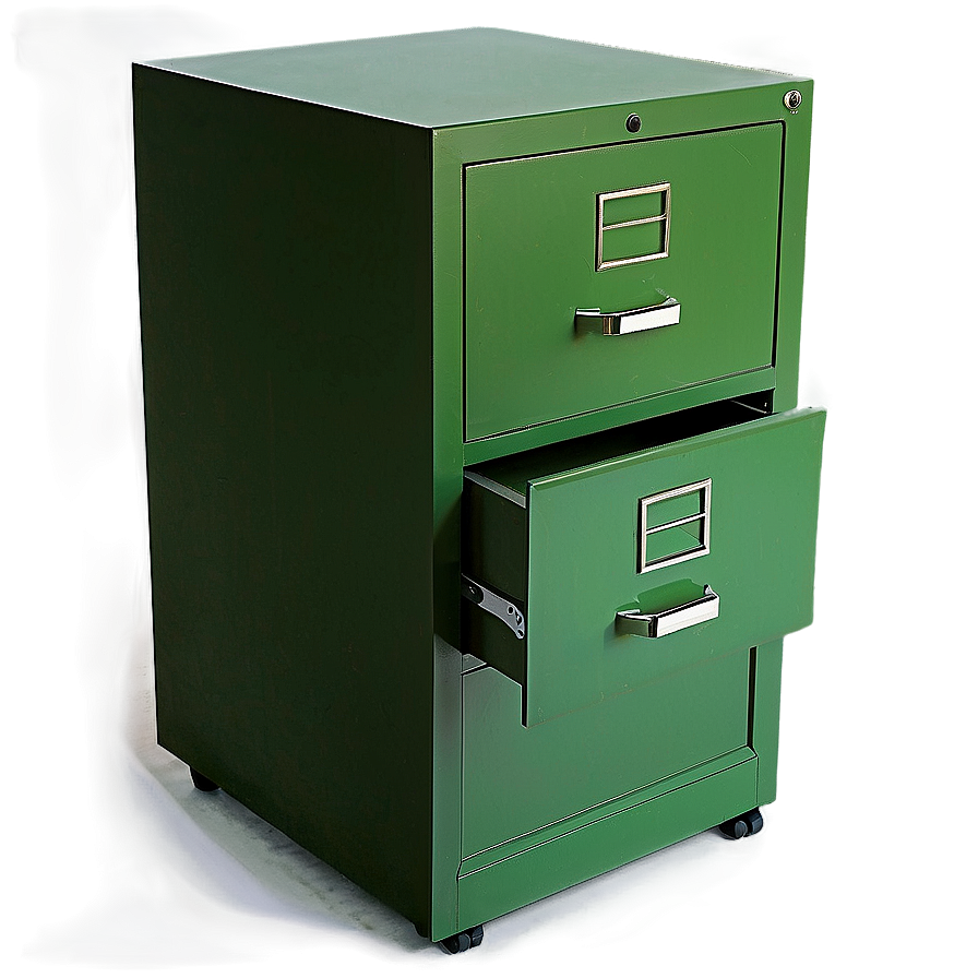 Green Filing Cabinet Png 06272024