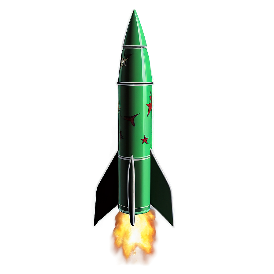 Green Firework Rocket Png Rce18