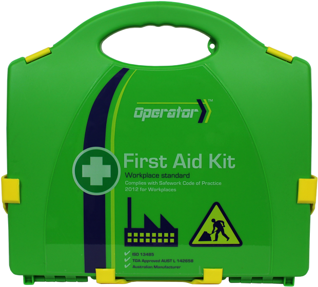 Green First Aid Kit Portable