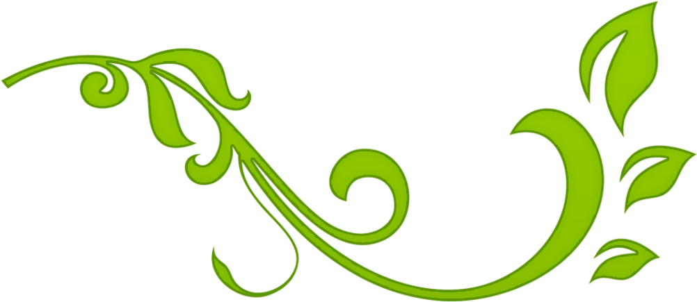 Green Floral Design Element