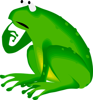 Green Frog Illustration