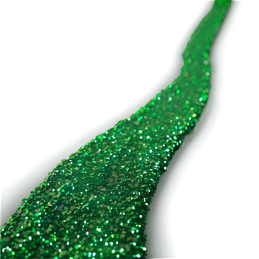 Green Glitter Line Path Png 06272024